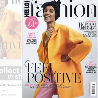Hello Fashion Monthly magazine subscription with Graces London